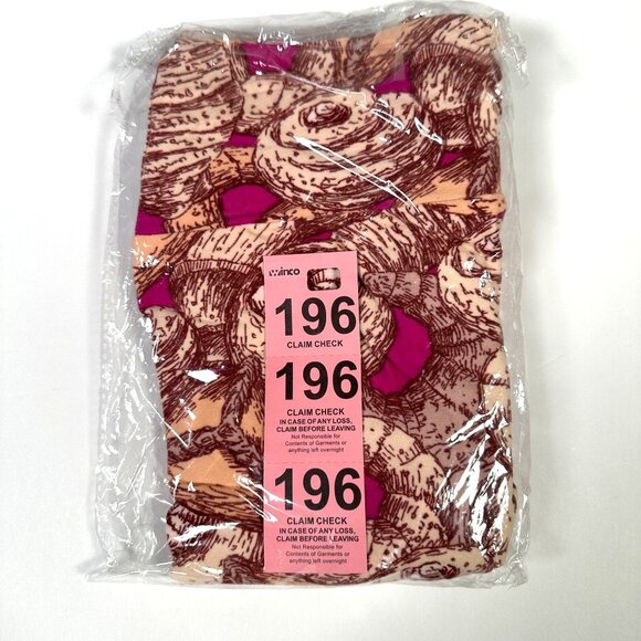 LuLaRoe Pastries Croissants Donuts Leggings Unicorn RARE HTF LLR New One Size OS - Picture 5 of 6